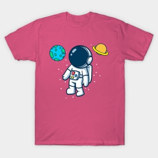 Astronaut Between Planets T-Shirt